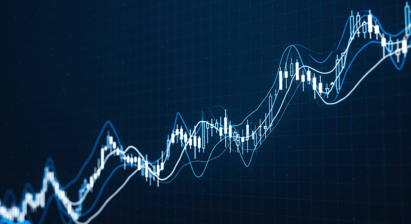 삼성전자 주가의 상승 돌파 가능성을 보여주는 추세선 이미지