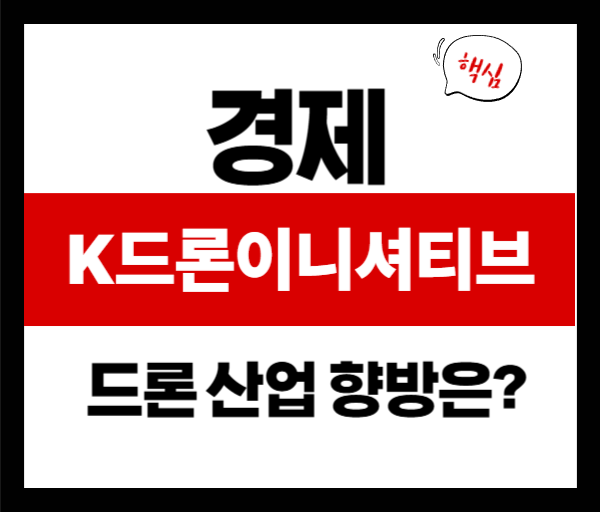 K드론 이니셔티브 출범! AI&middot;반도체 드론 기술 주권 확보 전략