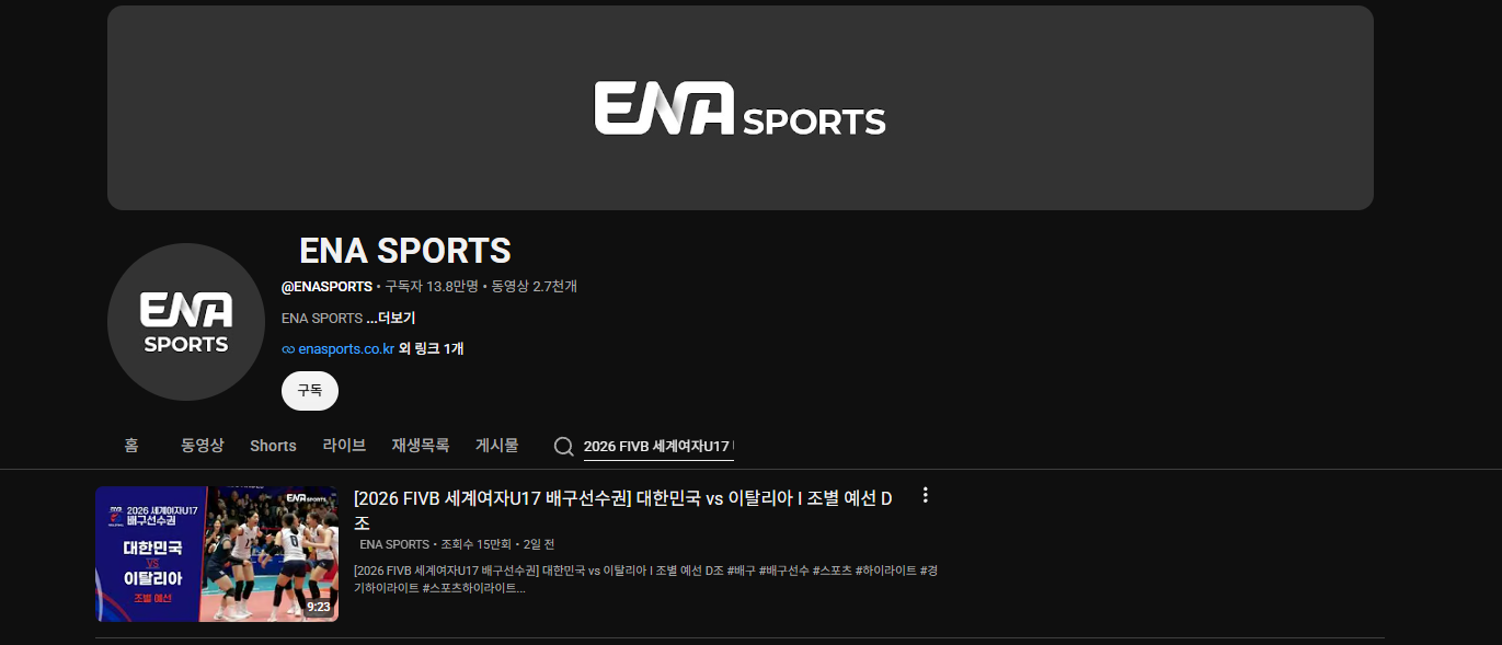 U17 여자배구