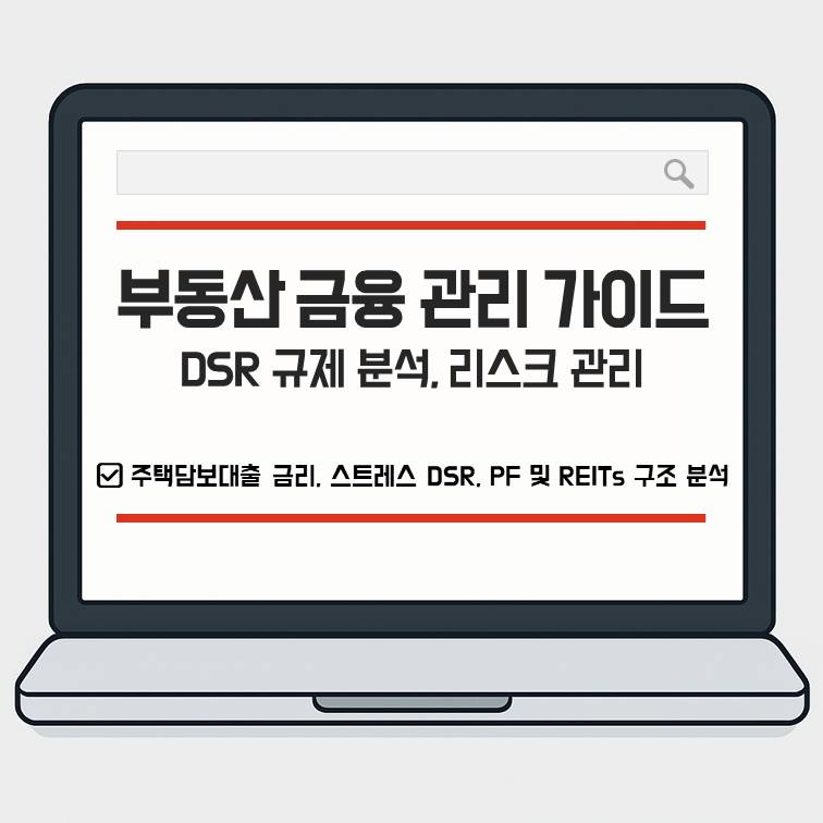 부동산 금융 관리 가이드 &ndash; DSR 규제 분석과 리스크 관리, 주택담보대출 금리 및 PF&middot;REITs 구조 분석