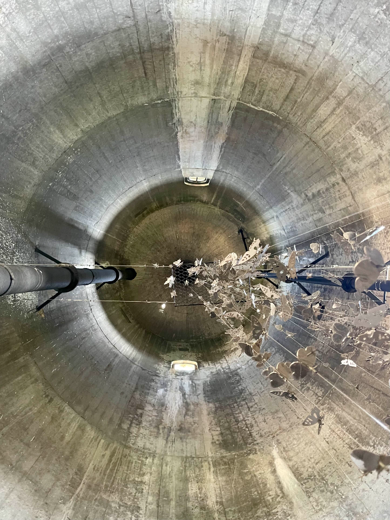 화본역 급수탑 실내장식물