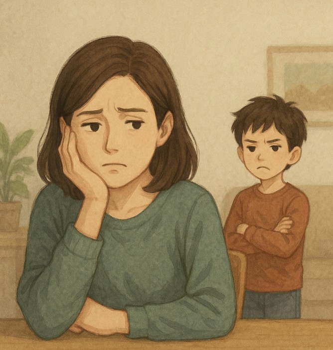 소통이 힘든 부모 사진