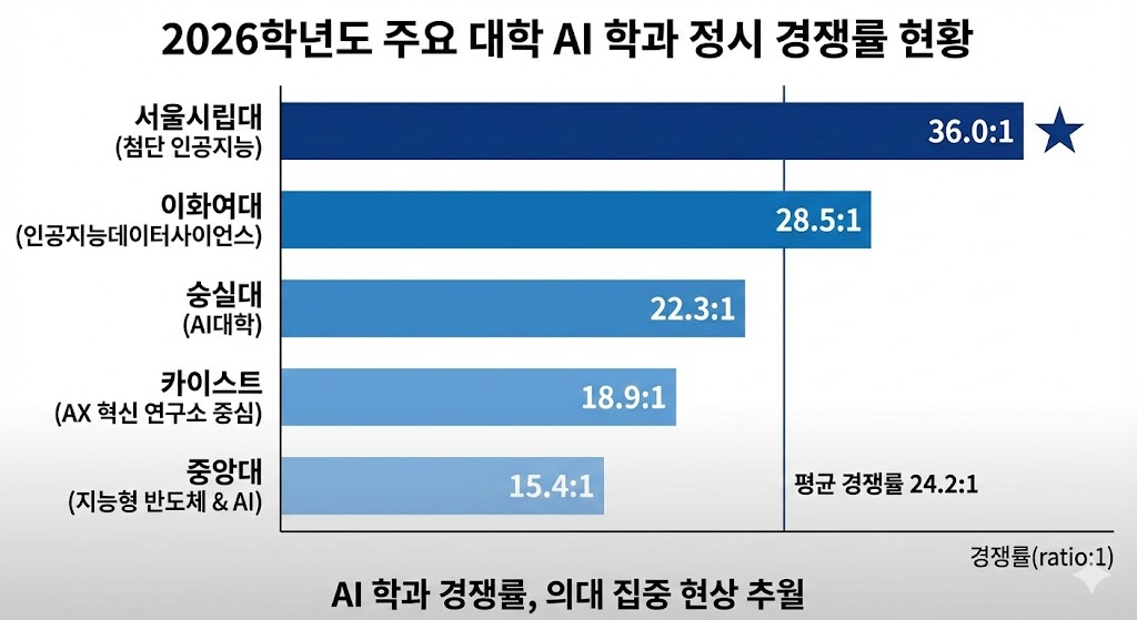 AI 특성화 및 경쟁률 현황