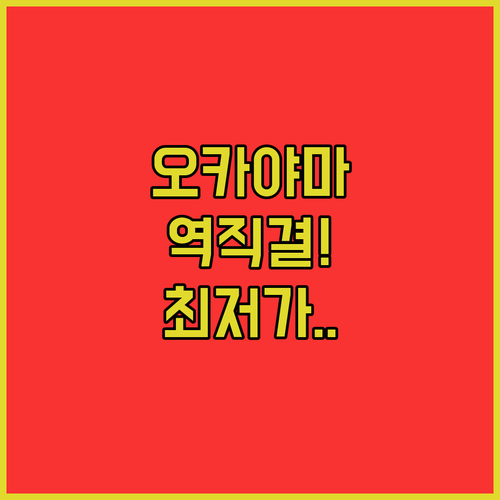 오카야마 여행 숙소 추천 5곳 역 직..