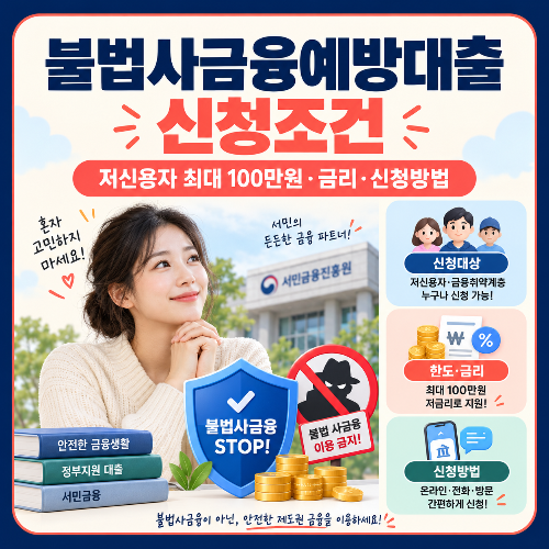불법사금융예방대출_신청조건