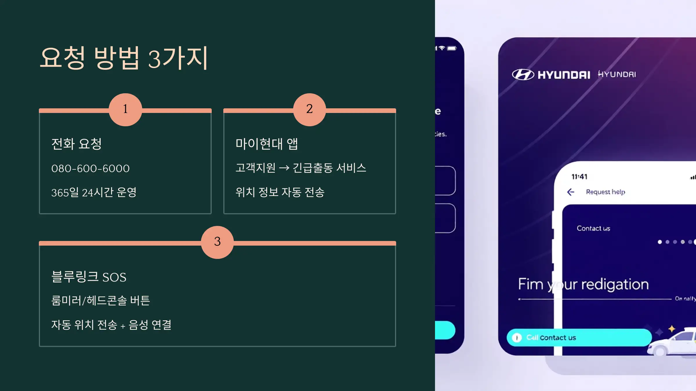 긴급출동 요청 방법 3가지