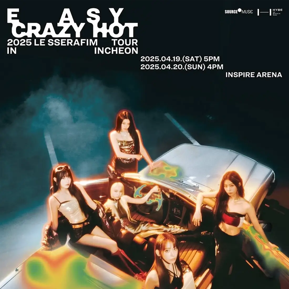 르세라핌 월드투어 'EASY CRAZY HOT' 인천 콘서트