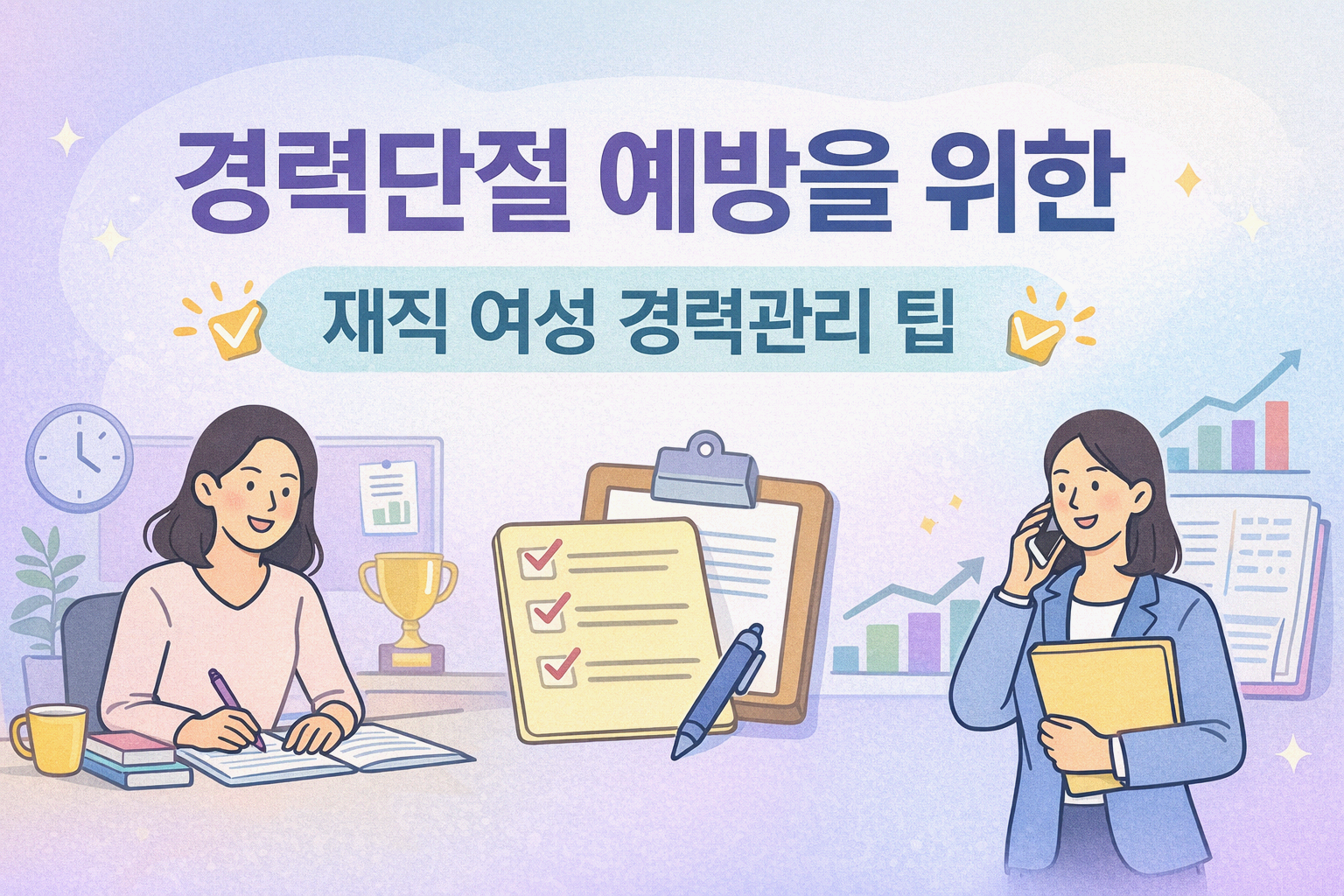 경력단절 예방을 위한 재직 여성 경력관리 팁