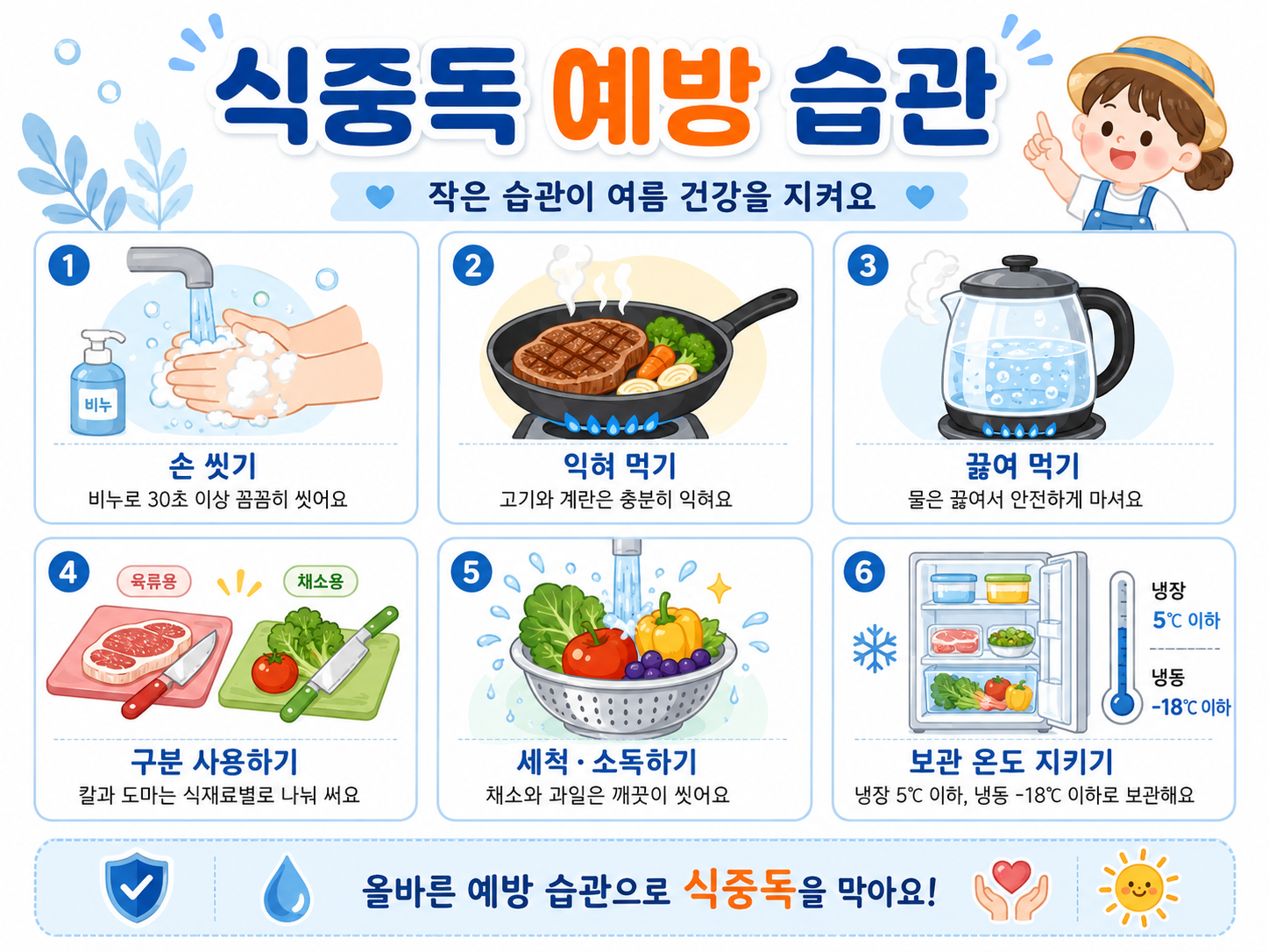 식중독예방 습관