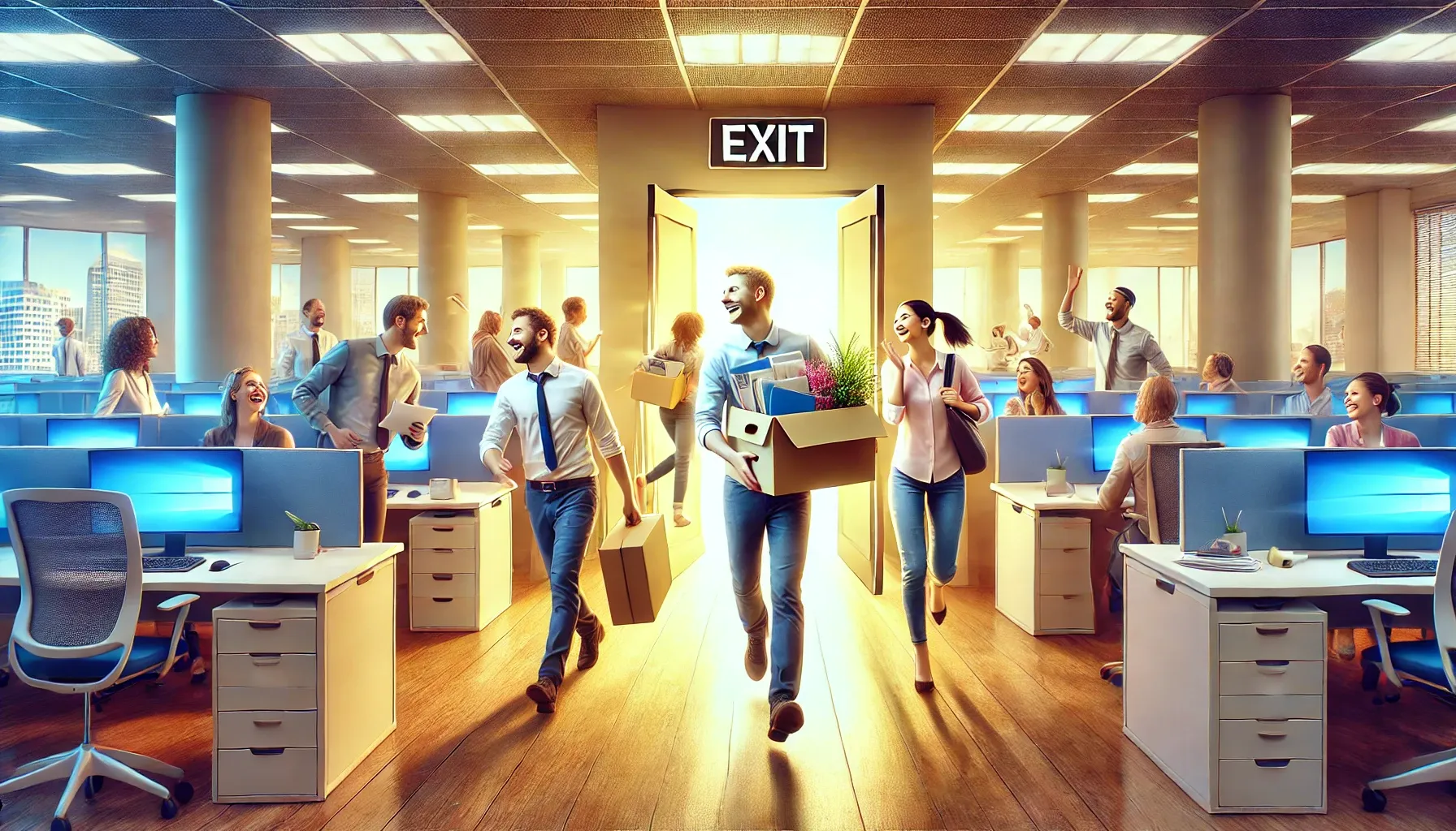 해고 후 기쁘게 떠나는 꿈