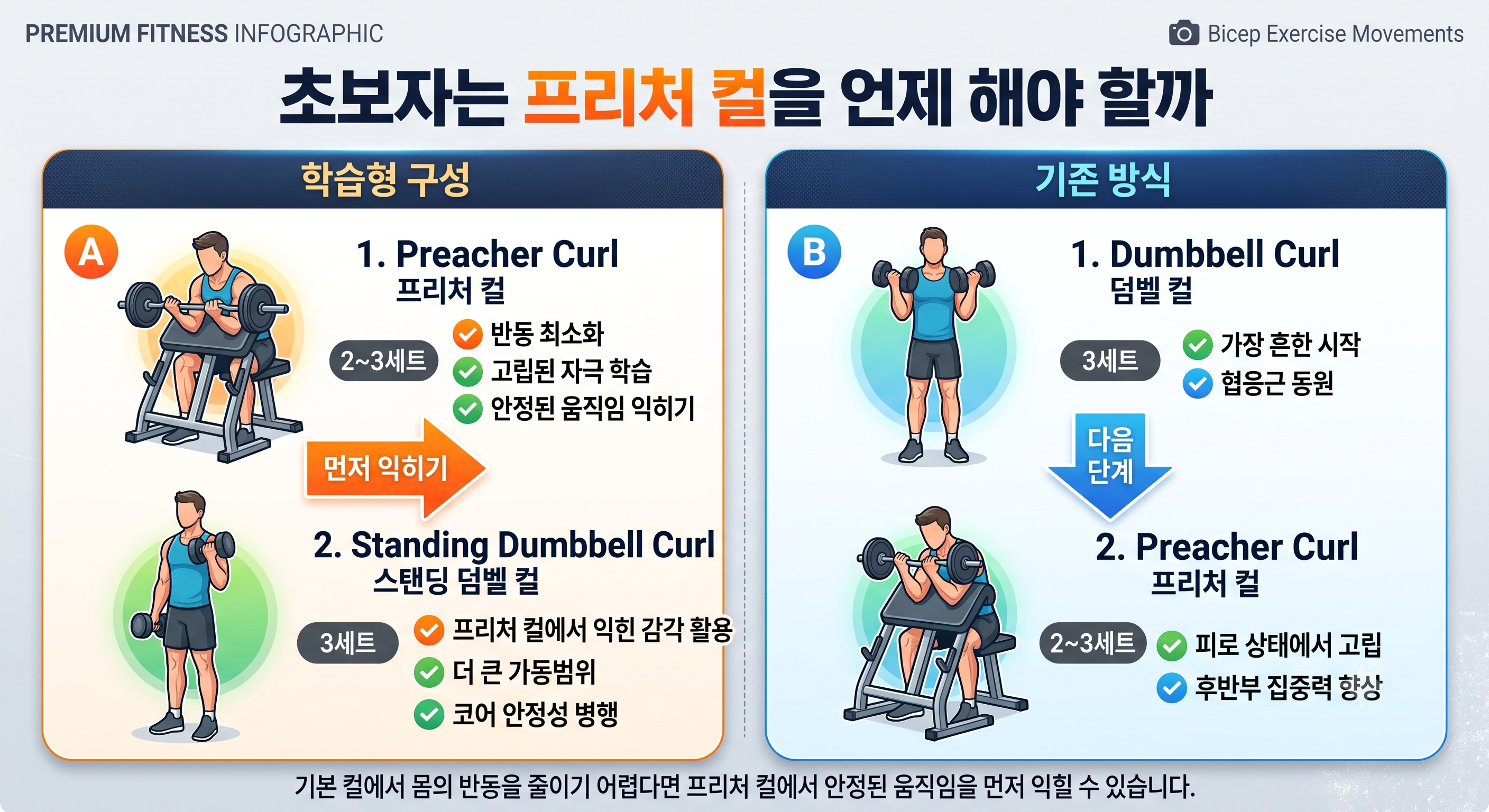 초보자는 프리처 컬을 언제 해야 할까