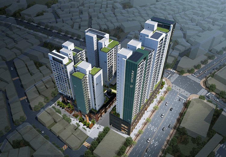 신길 AK 푸르지오 조감도 1