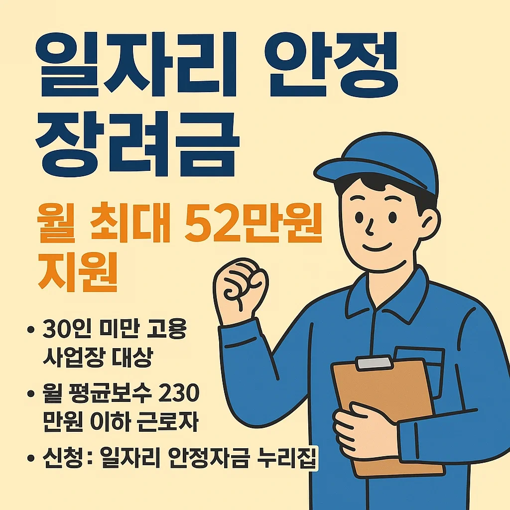 일자리 안정자금 지원 기준