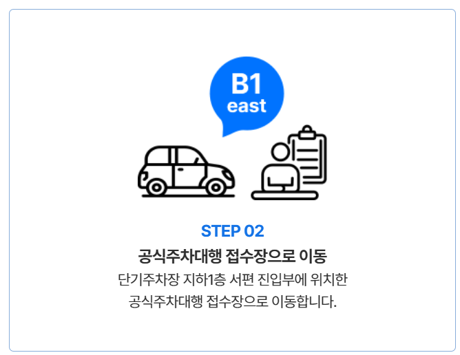 인천공항 제2터미널 공식주차대행 발렛비 이용방법 예약방법