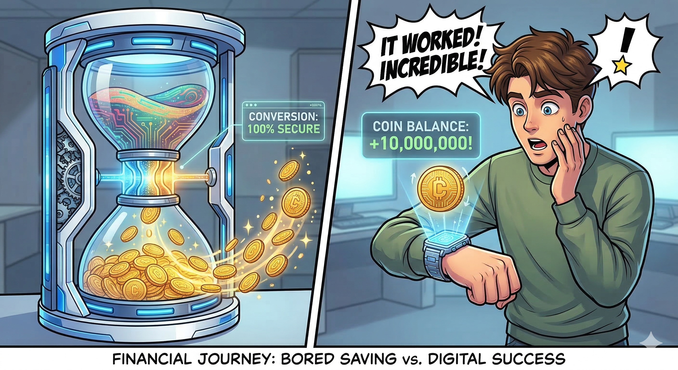 5분 투자 환급 가치 모래시계