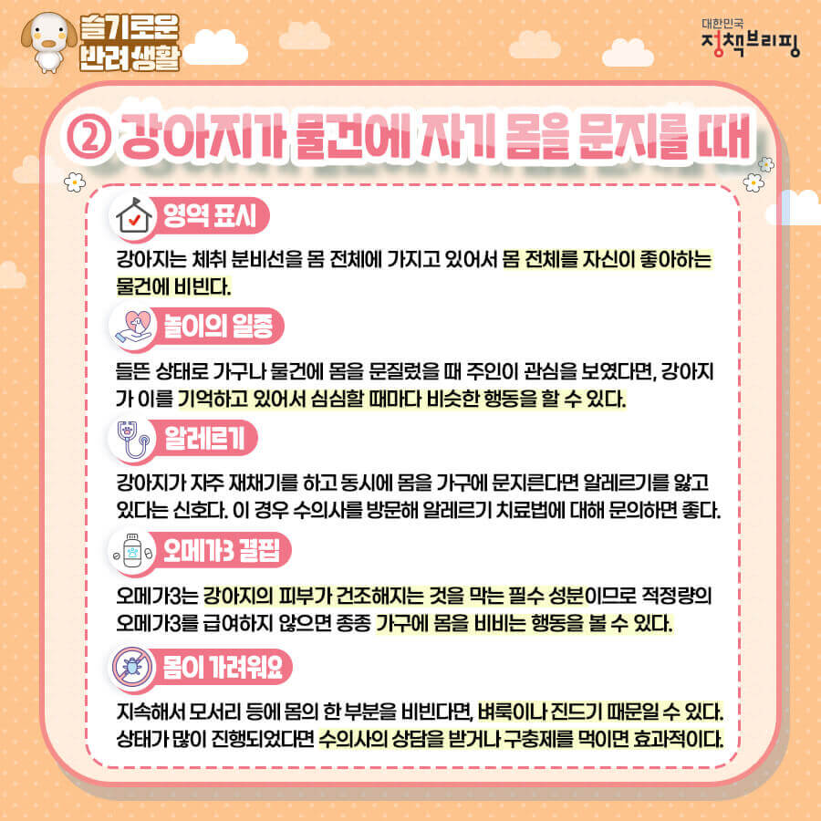 강아지행동의미