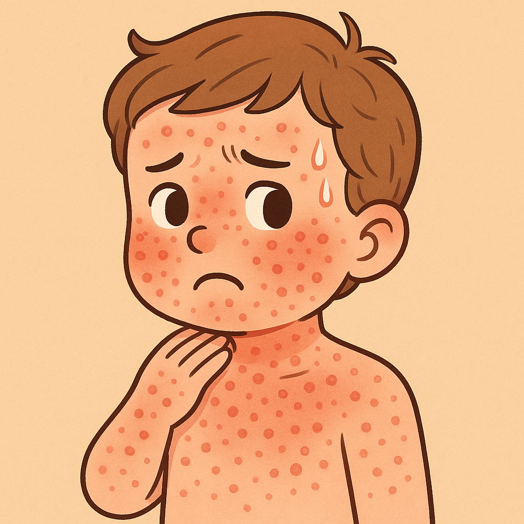 땀띠와 관련된 사진