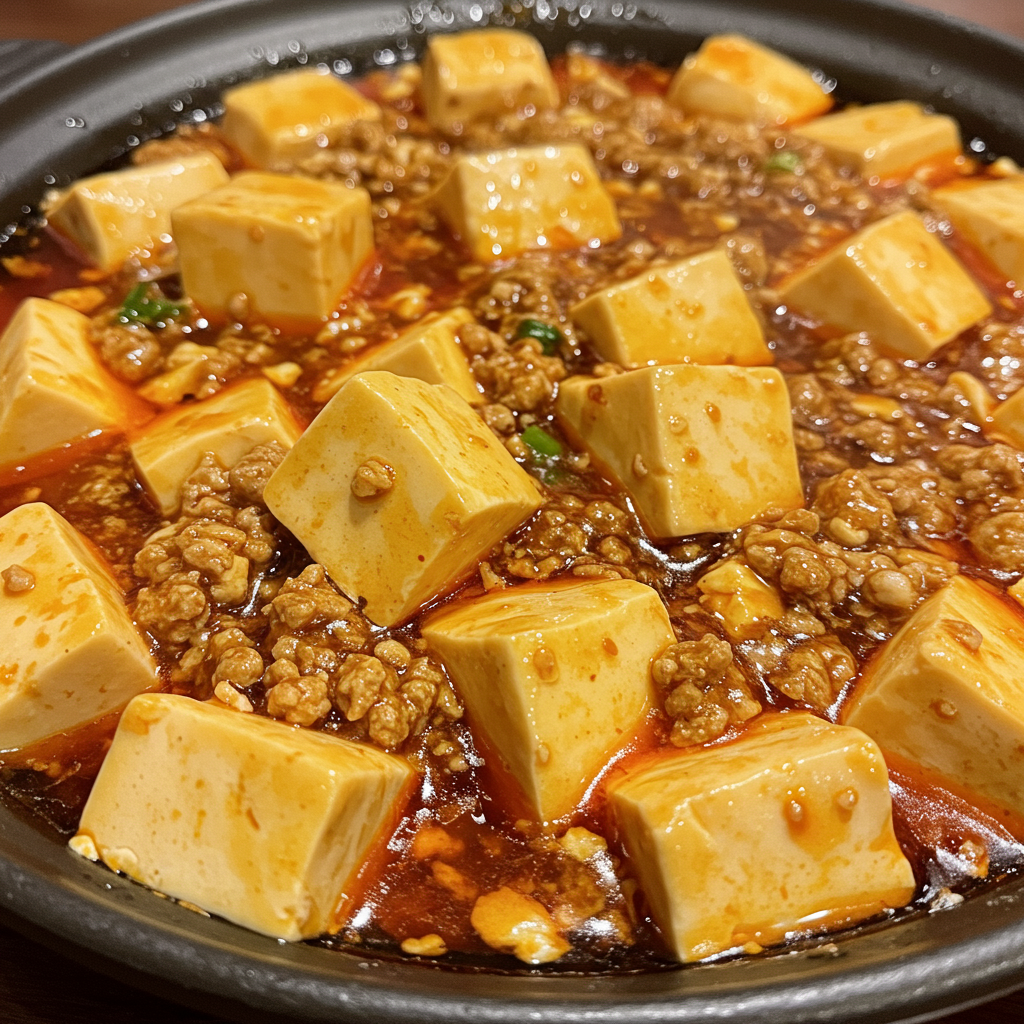 쓰촨요리 마파두부(麻婆豆腐) (레시피, 조리법,건강 분석)