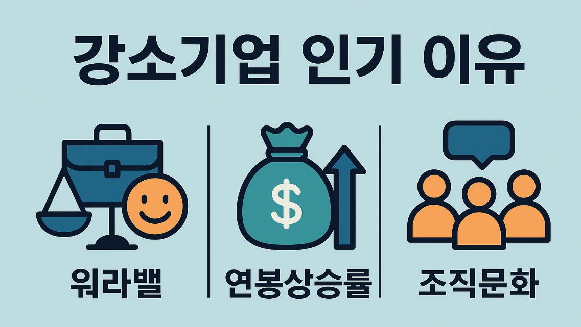 강소기업 인기 이유