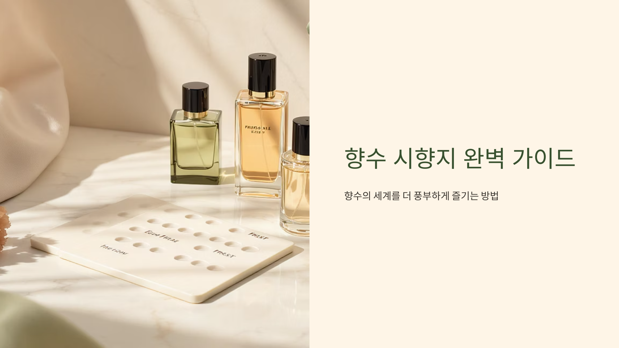 명품 향수 시향지 구매처와 활용법