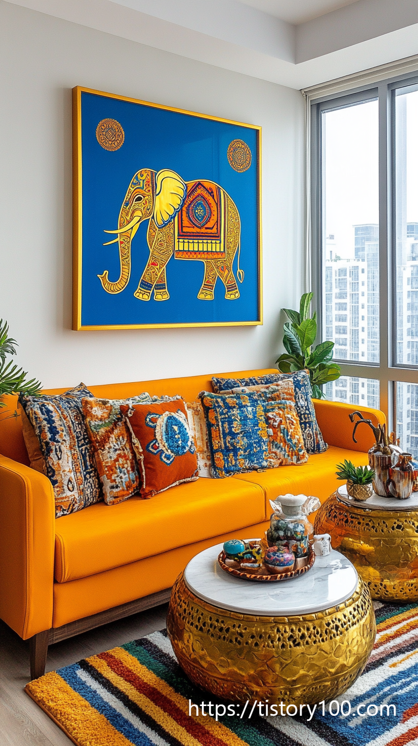 3. 풍수지리에서의 코끼리 배치 그림2