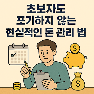 초보자도 포기하지 않는 현실적은 돈 관리방법