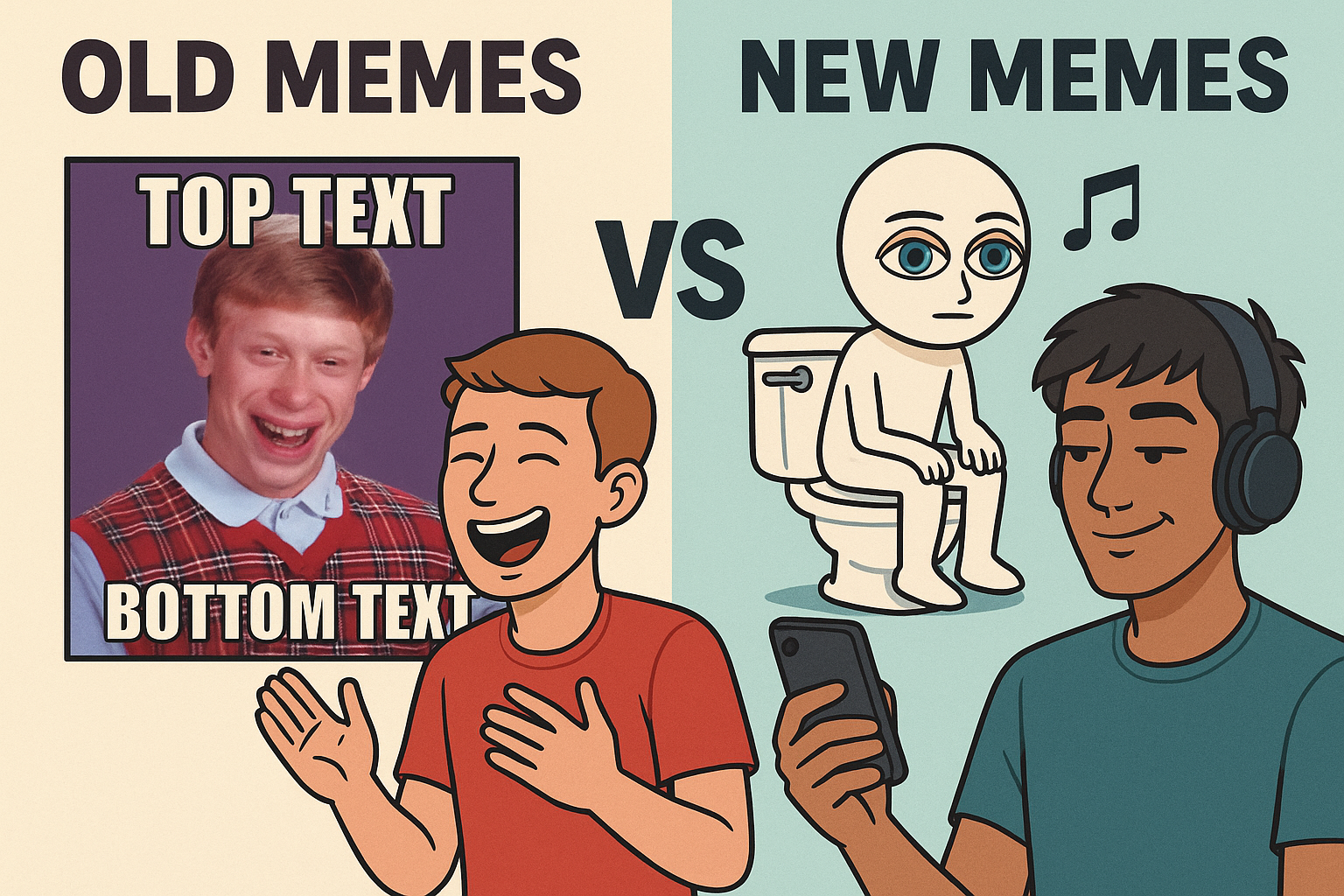 과거 밈 vs 최신 밈 – 진화와 트렌드의 변화