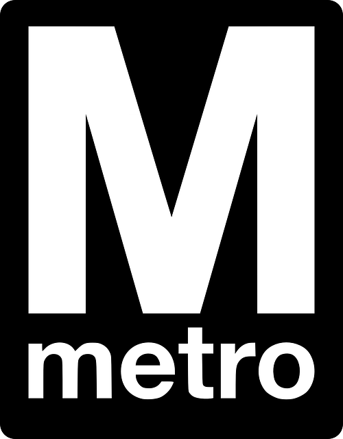 metro 지하철 표지판