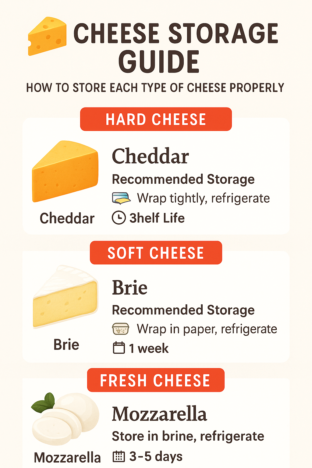 치즈 종류별 보관법 &amp; 유통기한 총정리 🧀