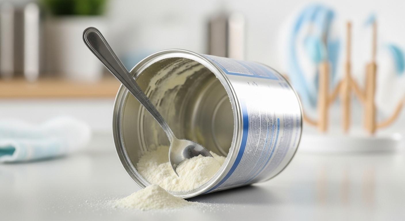 분유 한통 소진