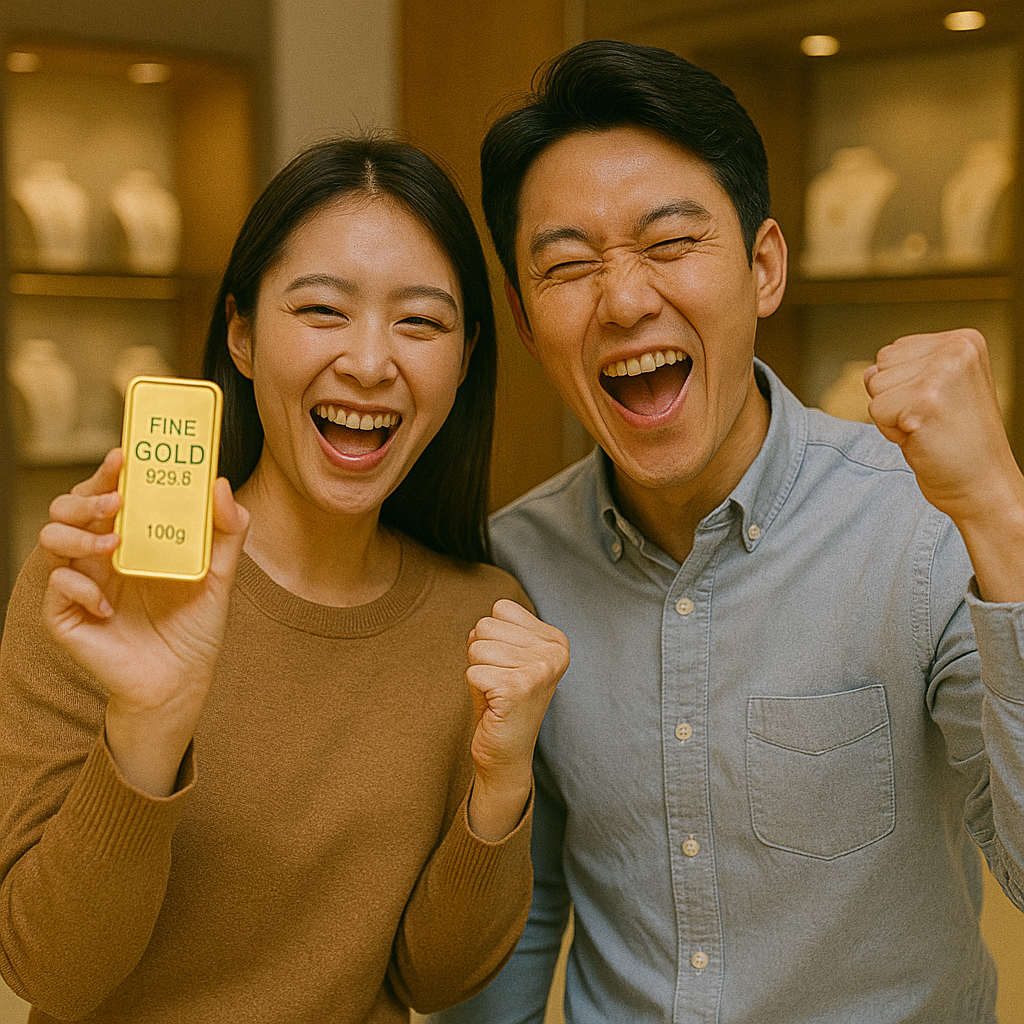 오늘의 금 가격