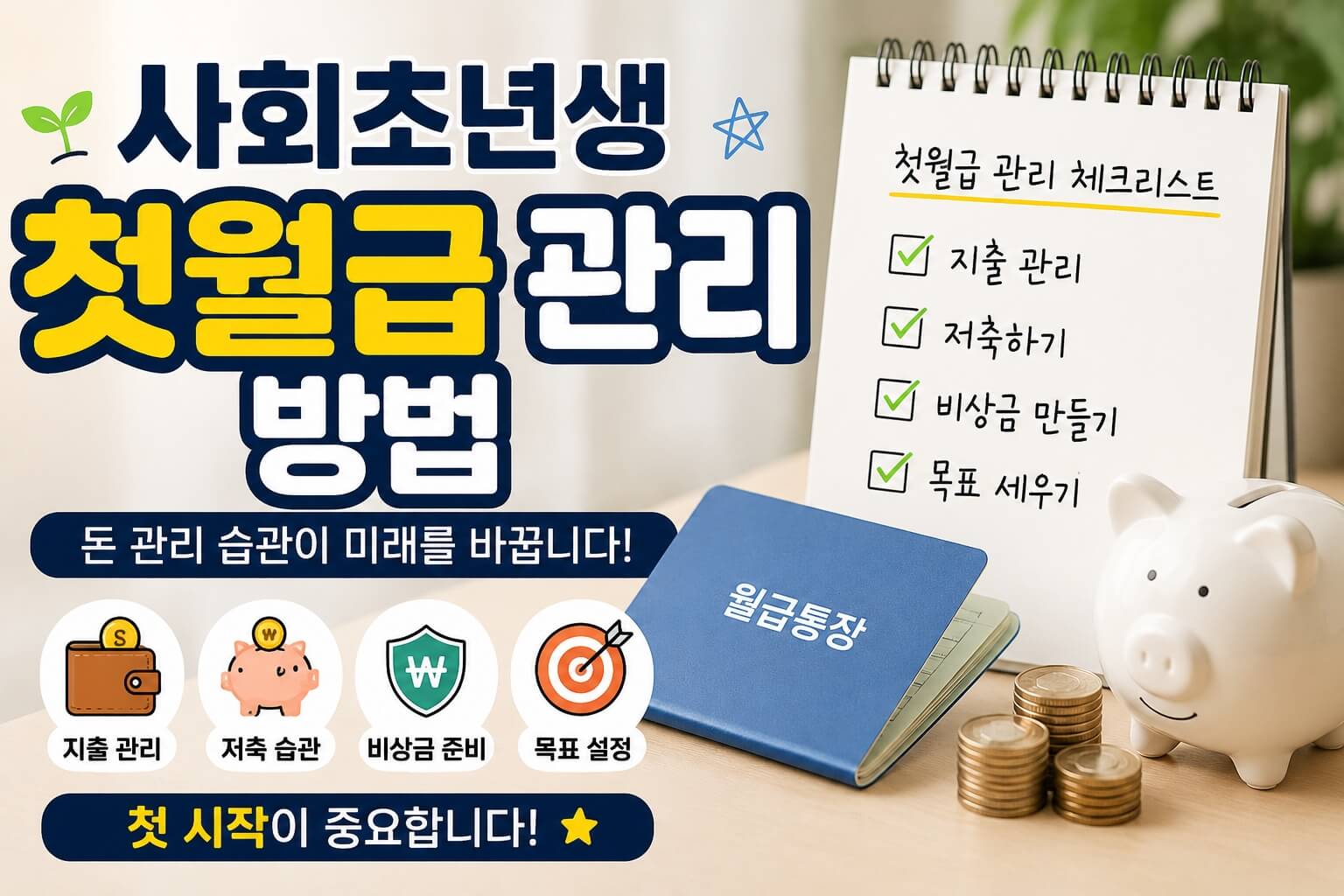 사회초년생 첫월급 관리 밥업 설명 이미지