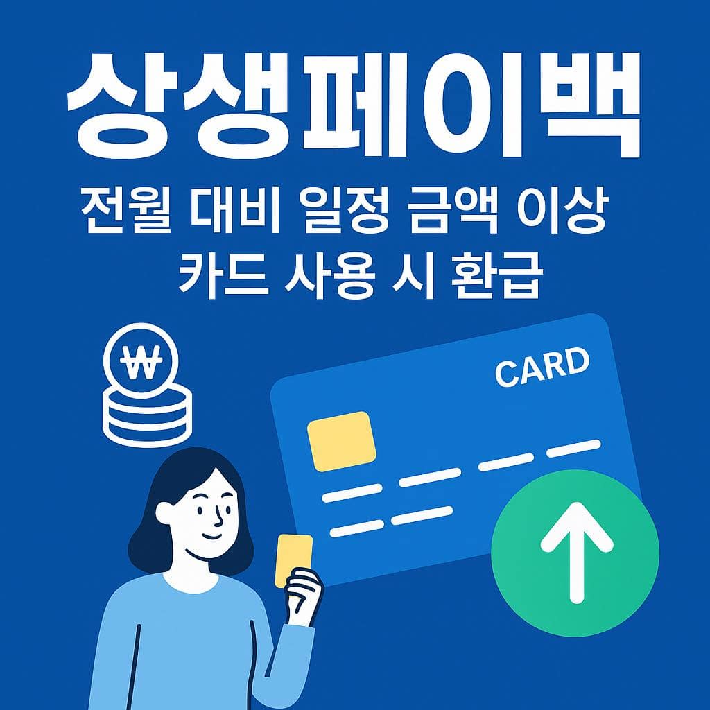 상생페이백 카드 사용 환급 안내 이미지