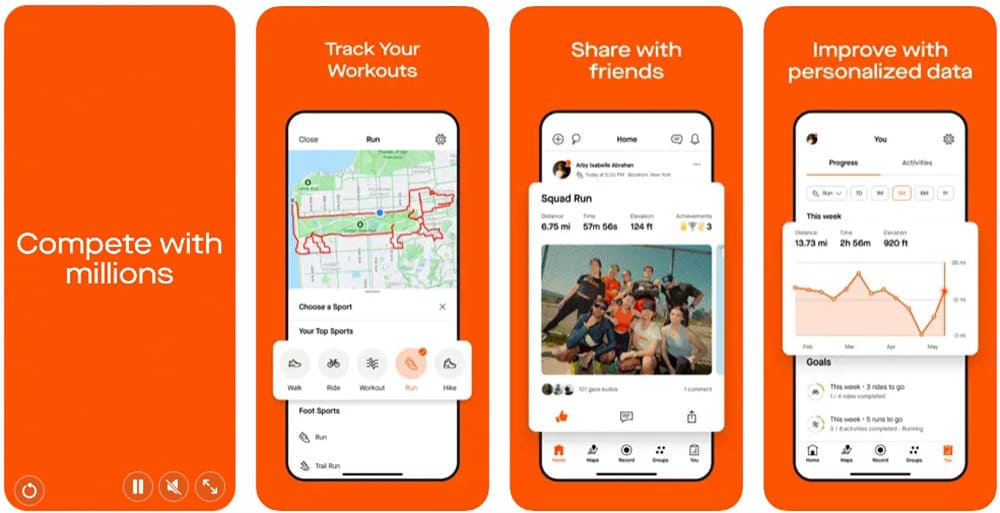 Strava-앱