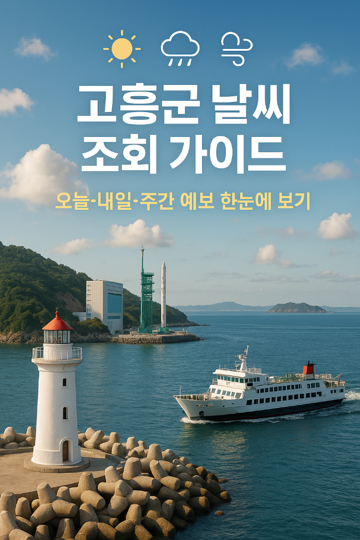 고흥군 날씨 조회