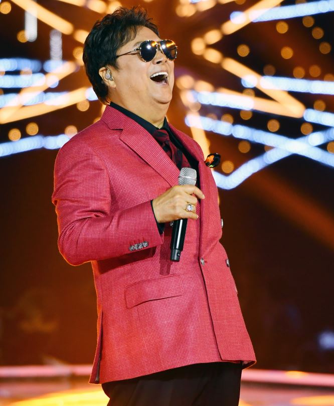 트로트 가수 남진 공연 무대 모습