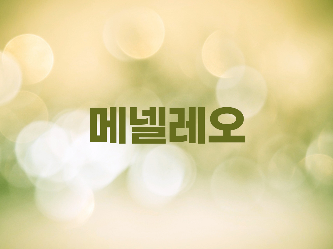 메넬레오 천주교 남자세례명