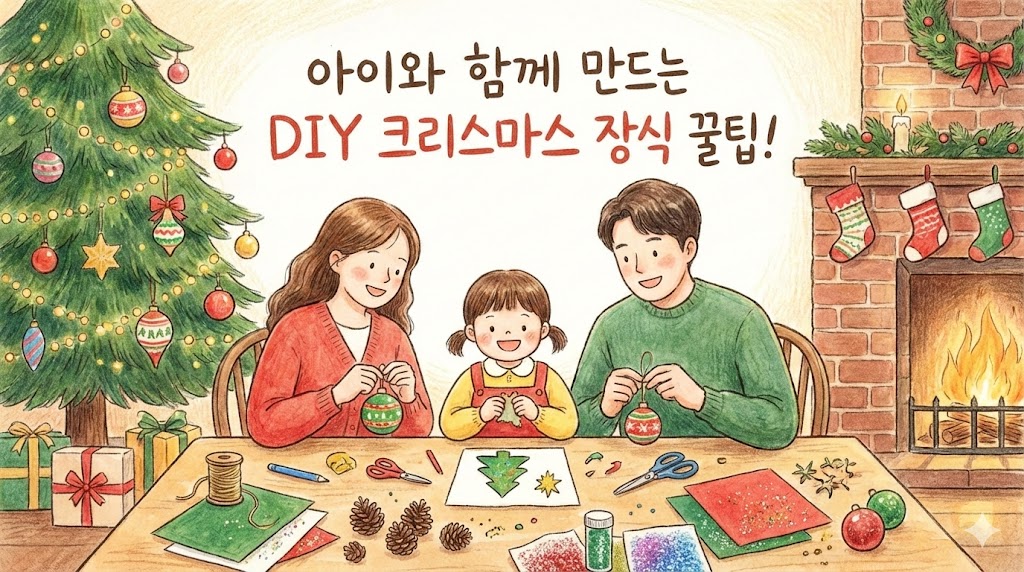 아이와 함께 만드는 DIY 크리스마스 장식 꿀팁 오늘만 공개