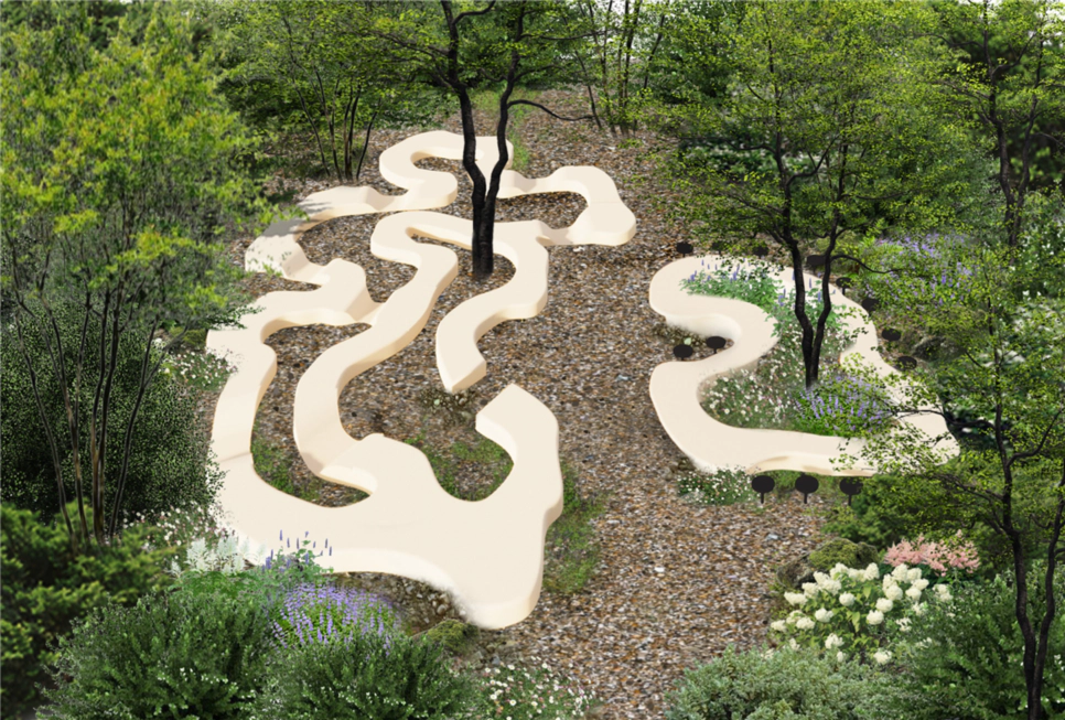 호반건설의 '왕관의 수줍음' (출처: 서울국제정원박람회 누리집)