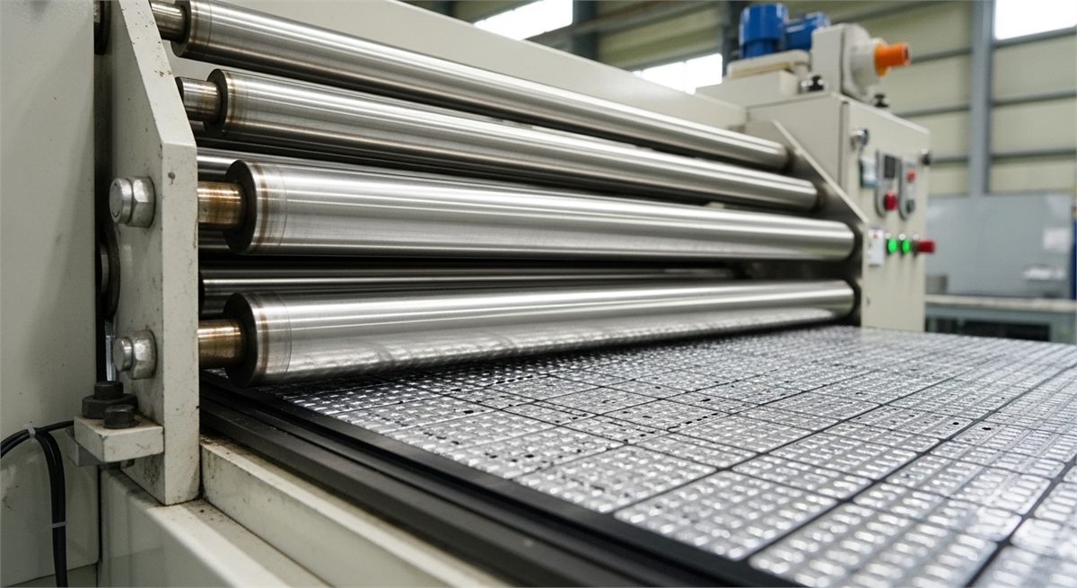 전고체 배터리 파일럿 생산 라인의 내부 전경 