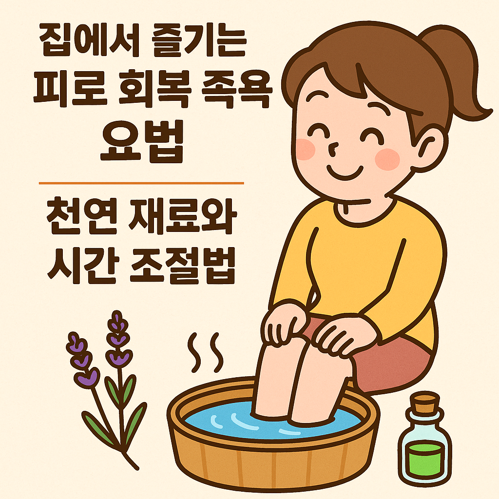 천연 재료와 시간 조절법