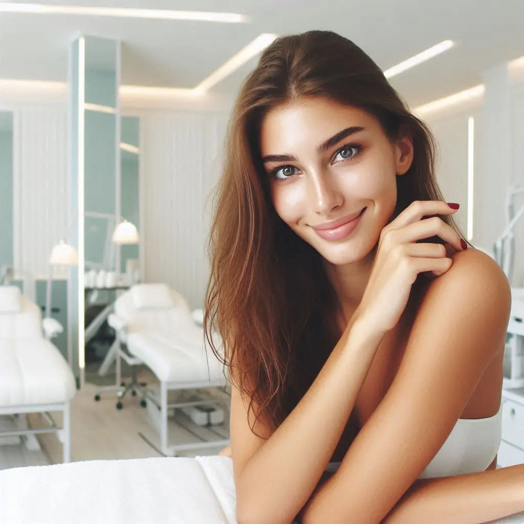 피부,체형관리 샵 배경