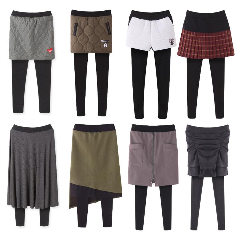 겨울치마레깅스 패딩레깅스 기모레깅스