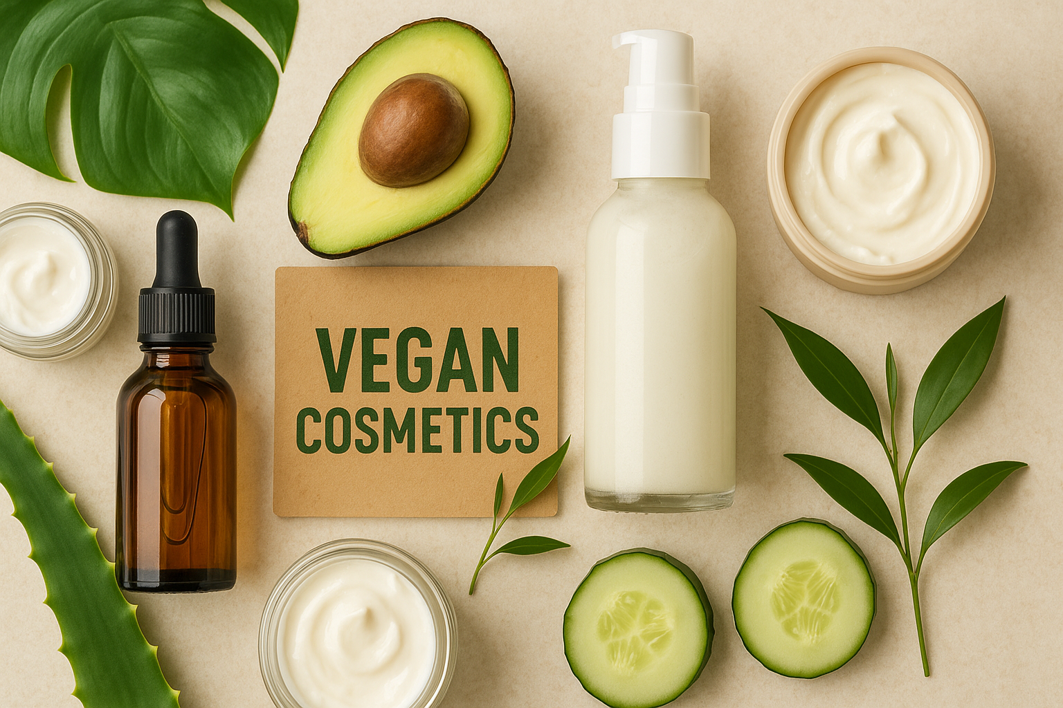 비건화장품(Ai생성이미지)
