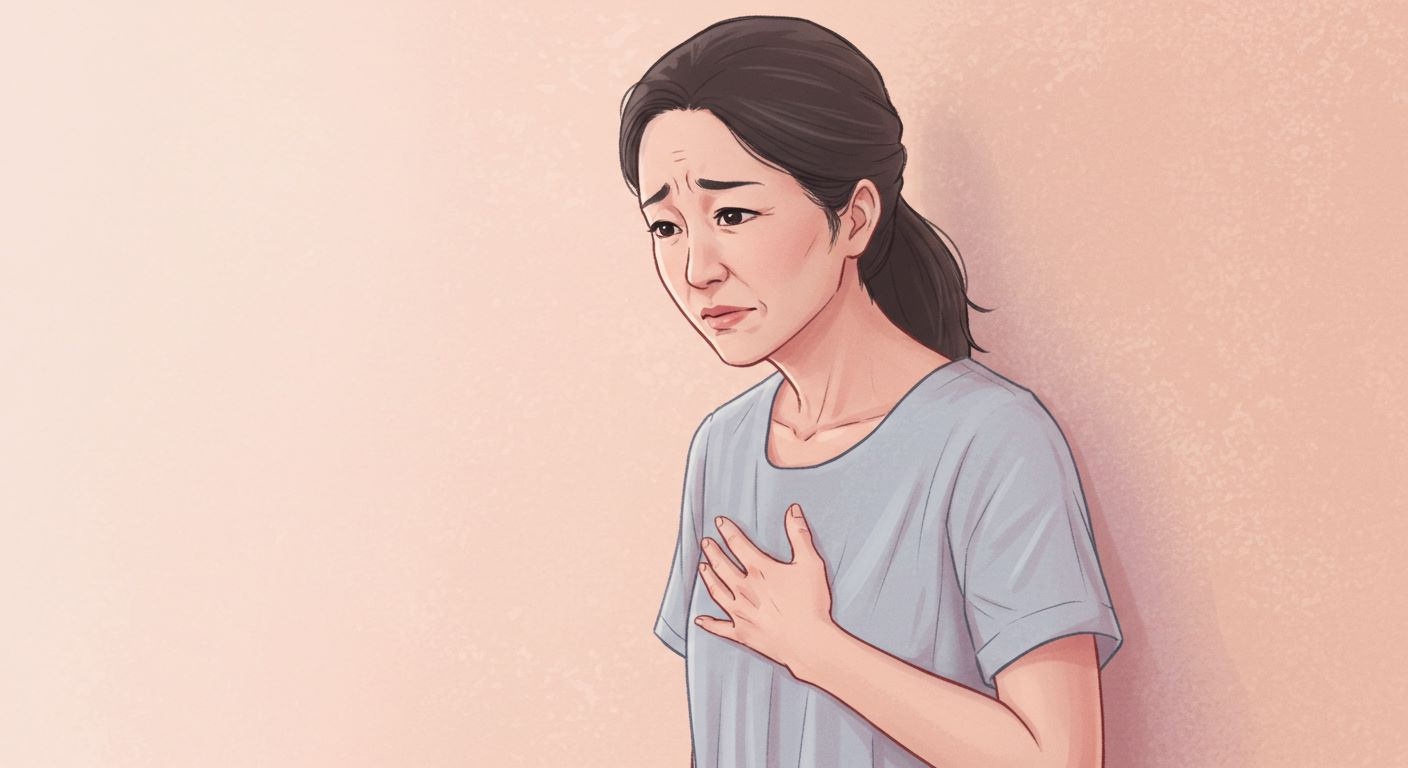 오른쪽 가슴 통증 원인 대처법