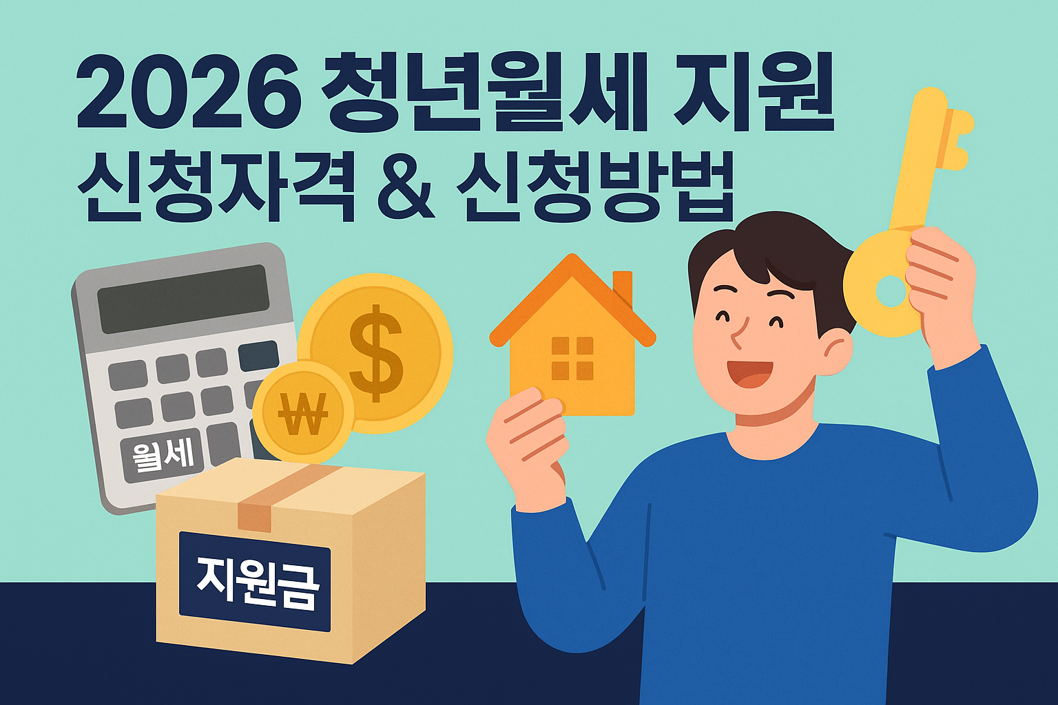 2026년 청년월세 지원 완벽정리｜자격&middot;신청방법&middot;자주묻는 질문까지 한눈에
