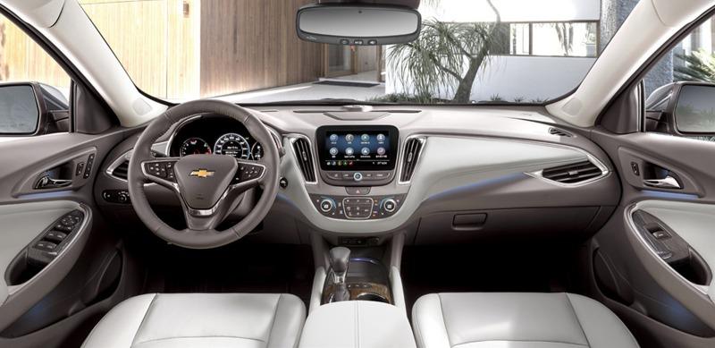 말리부 실내 인테리어 디자인 출처 쉐보레