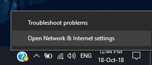 윈도우 하단 네트워크 아이콘