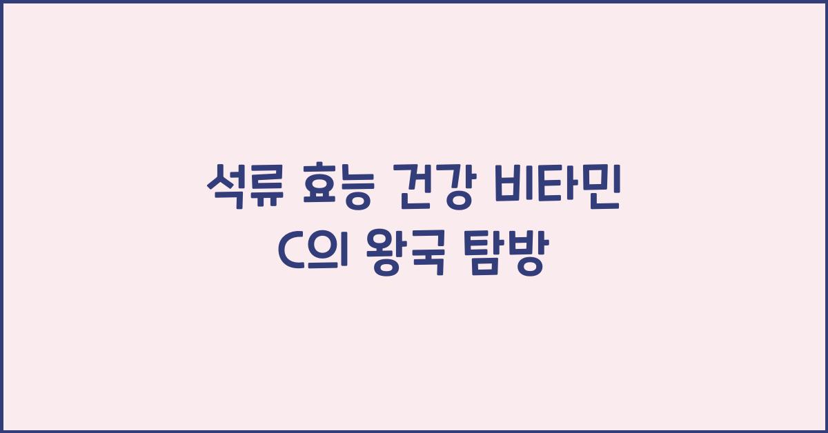 석류 효능