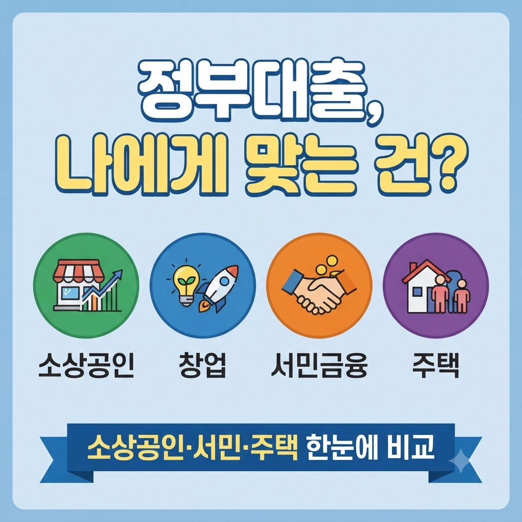 정부 정책대출 종류 2026, 나도 받을 수 있을까? 소상공인&middot;저신용자 대출 한도&middot;금리&middot;신청조건 총정리 관련사진